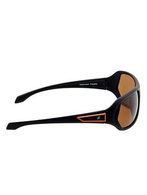 fastrack none wrap-around men's sunglasses - (p322br2|58|brown color) - 16740518 - Standard Image - 3