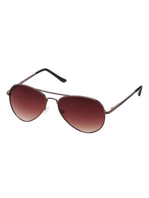 fastrack aviator men's sunglasses - (m069br1|58|brown) - 16740535 - Standard Image - 2