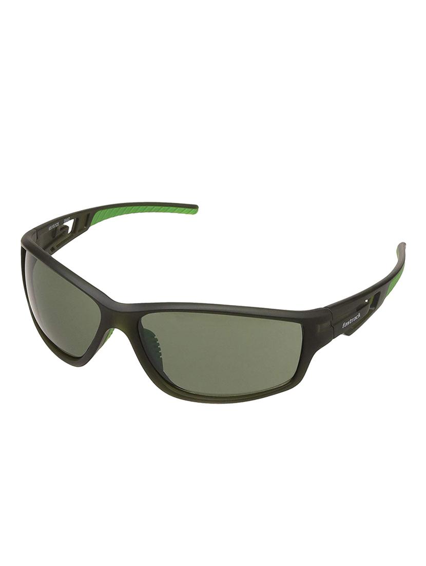 fastrack uv protected sport men's sunglasses - (p403gr1|65|green color) - 16740560 - Zoom Image - 2