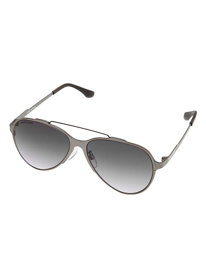 fastrack gradient aviator men's sunglasses - (m168bk2|56|black color) - 16740602 - Zoom Image - 2
