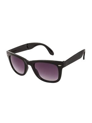 lof uv protected black foldable square sunglasses v-2109 - 16740667 - Standard Image - 2