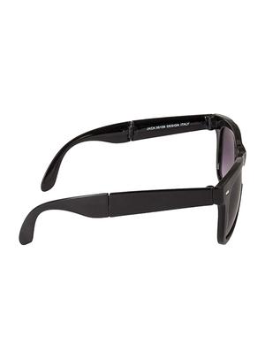 lof uv protected black foldable square sunglasses v-2109 - 16740667 - Standard Image - 3