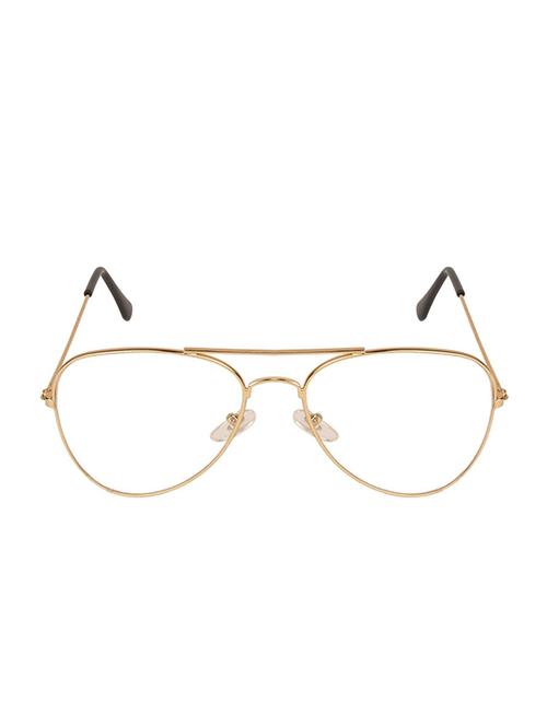 lof full frame aviator gold spectacle s-0068 (size-60) - 16740669 - Standard Image - 1