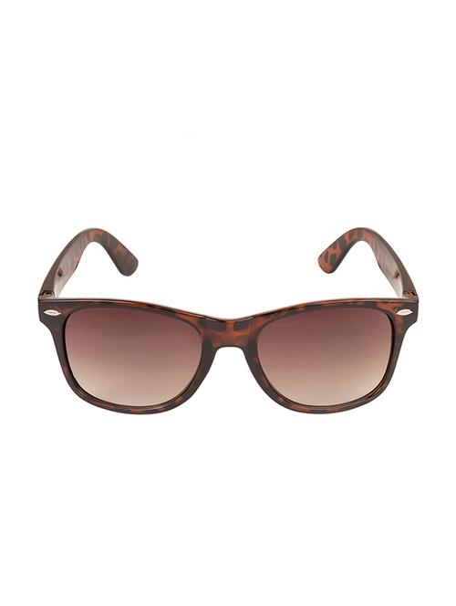 vespl uv protected square unisex sunglasses - (v-6111|50|brown color lens) - 16740684 - Standard Image - 1