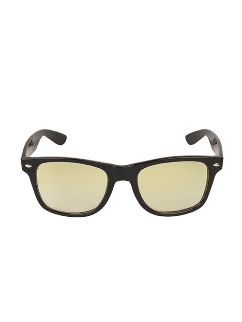 lof black full rim square uv 400 protected medium (size-54) sunglasses - v-2108 - 16740728 - Standard Image - 1