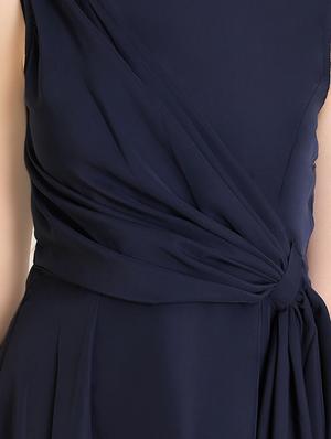 gathered ruffle trim maxi dress - 16740794 - Standard Image - 4
