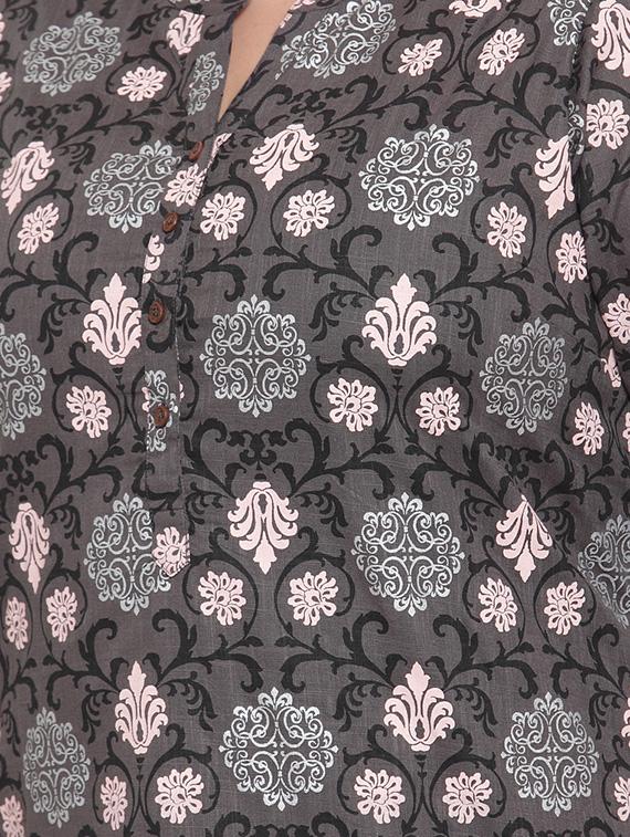 ethnic motif straight kurta - 16740896 - Zoom Image - 4