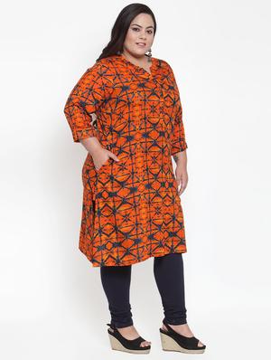 geometrical straight kurta - 16740901 - Standard Image - 2