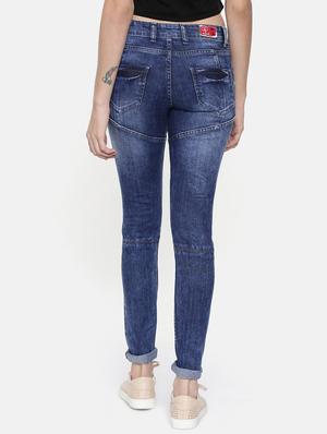 high rise distressed jeans - 16740923 - Standard Image - 3