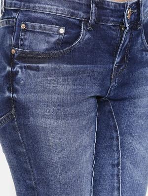 high rise distressed jeans - 16740923 - Standard Image - 5
