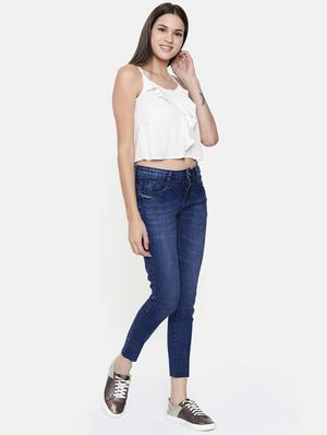 mid rise pocket detail jeans - 16740931 - Standard Image - 4