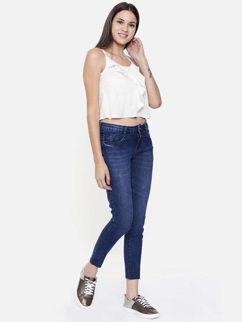 mid rise pocket detail jeans - 16740931 - Zoom Image - 4