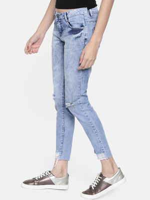 mid rise distressed acid wash jean - 16740934 - Standard Image - 2