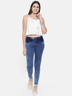 mid rise acid wash jean - 16740935 - Standard Image - 4