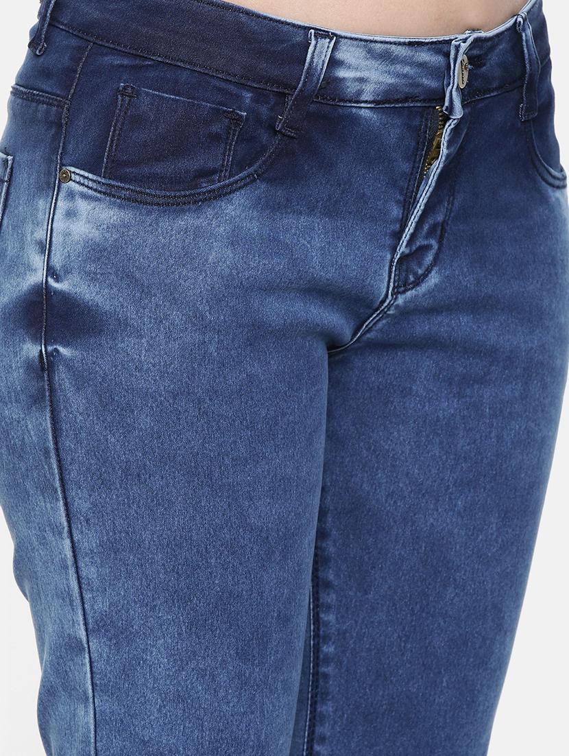 mid rise acid wash jean - 16740935 - Zoom Image - 5