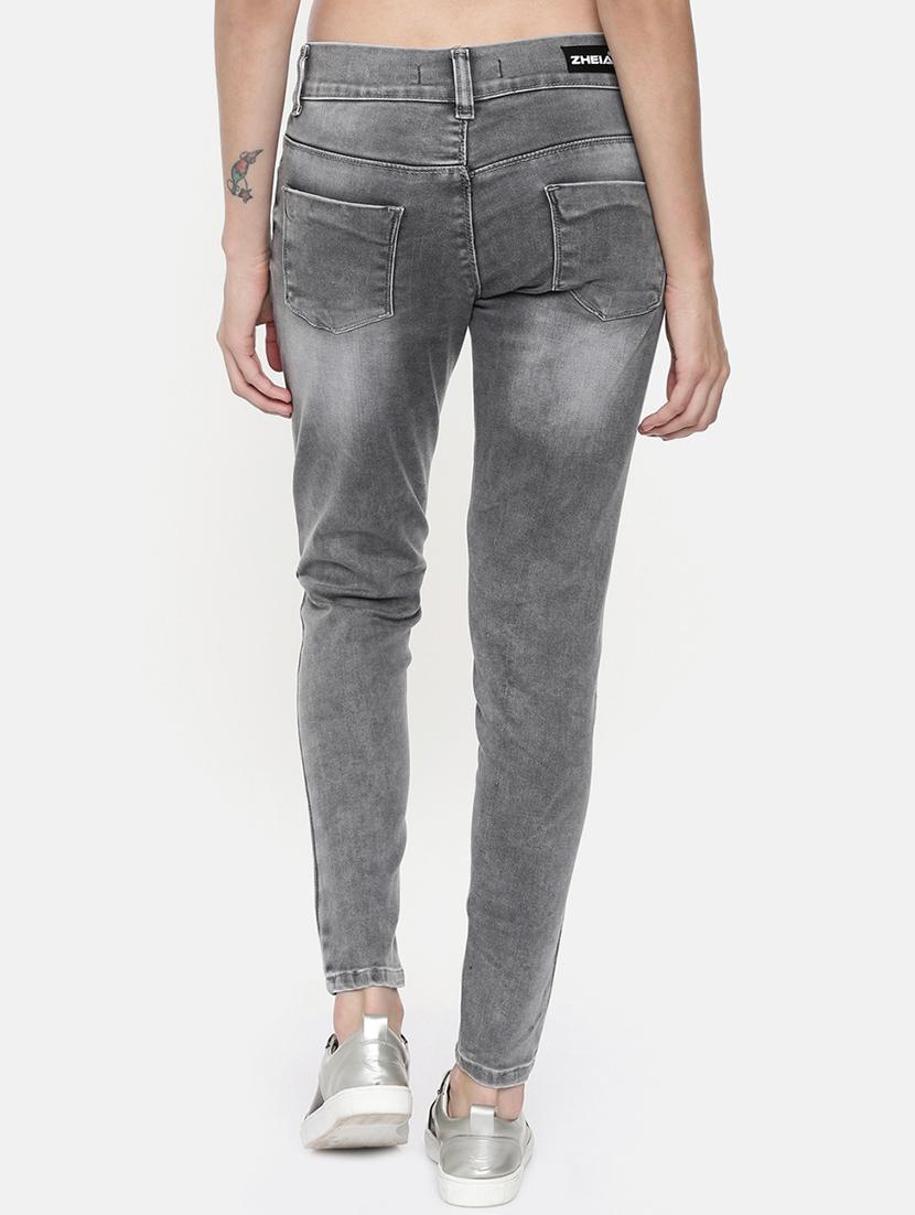 mid rise acid wash jean - 16740936 - Zoom Image - 3