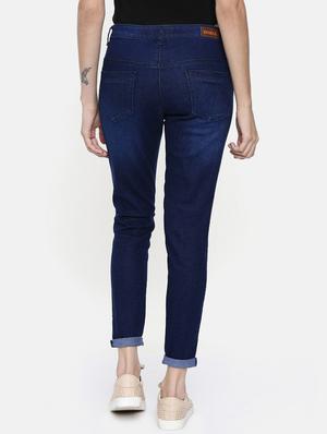turn up hem knee slit jeans - 16740938 - Standard Image - 3