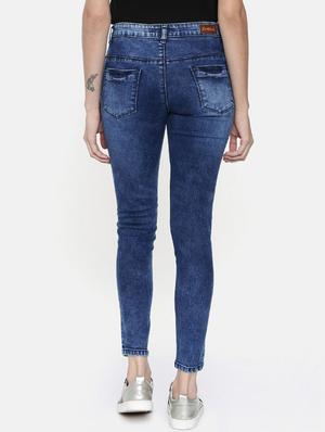 mid rise distressed jeans - 16740939 - Standard Image - 3