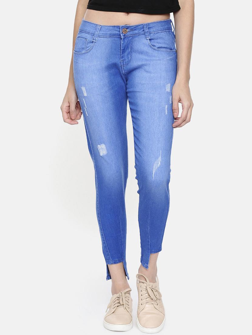 mid rise slim fit distressed jean - 16740948 - Zoom Image - 1