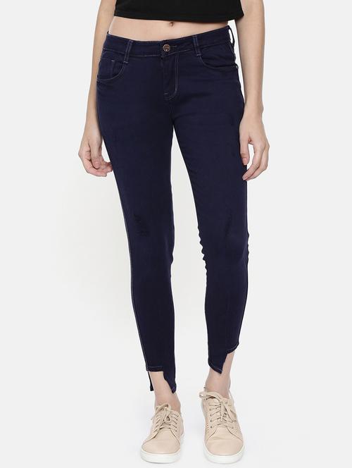 mid rise slim fit distressed jean - 16740949 - Standard Image - 1
