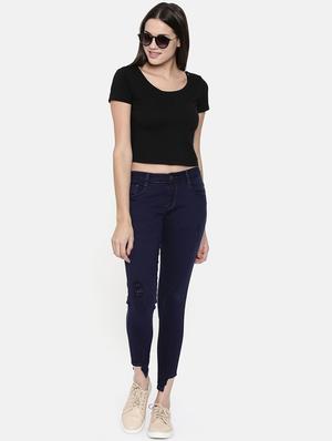 mid rise slim fit distressed jean - 16740949 - Standard Image - 4