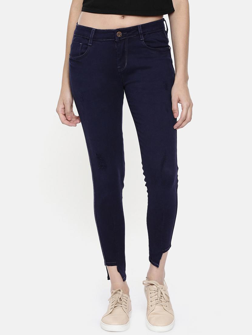 mid rise slim fit distressed jean - 16740949 - Zoom Image - 1