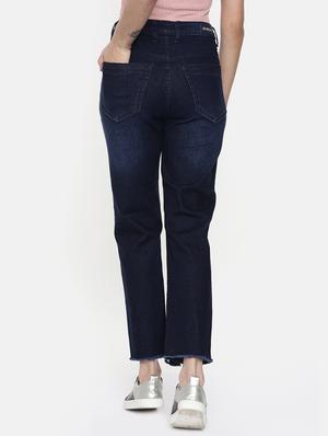 high rise distressed jean - 16740951 - Standard Image - 3
