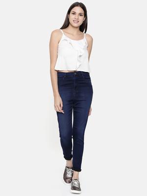 high rise turned up hem jean - 16740958 - Standard Image - 4