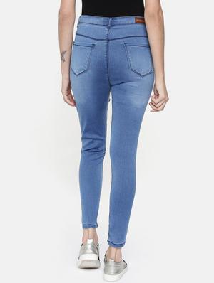 high rise solid pocket detail jean - 16740959 - Standard Image - 3