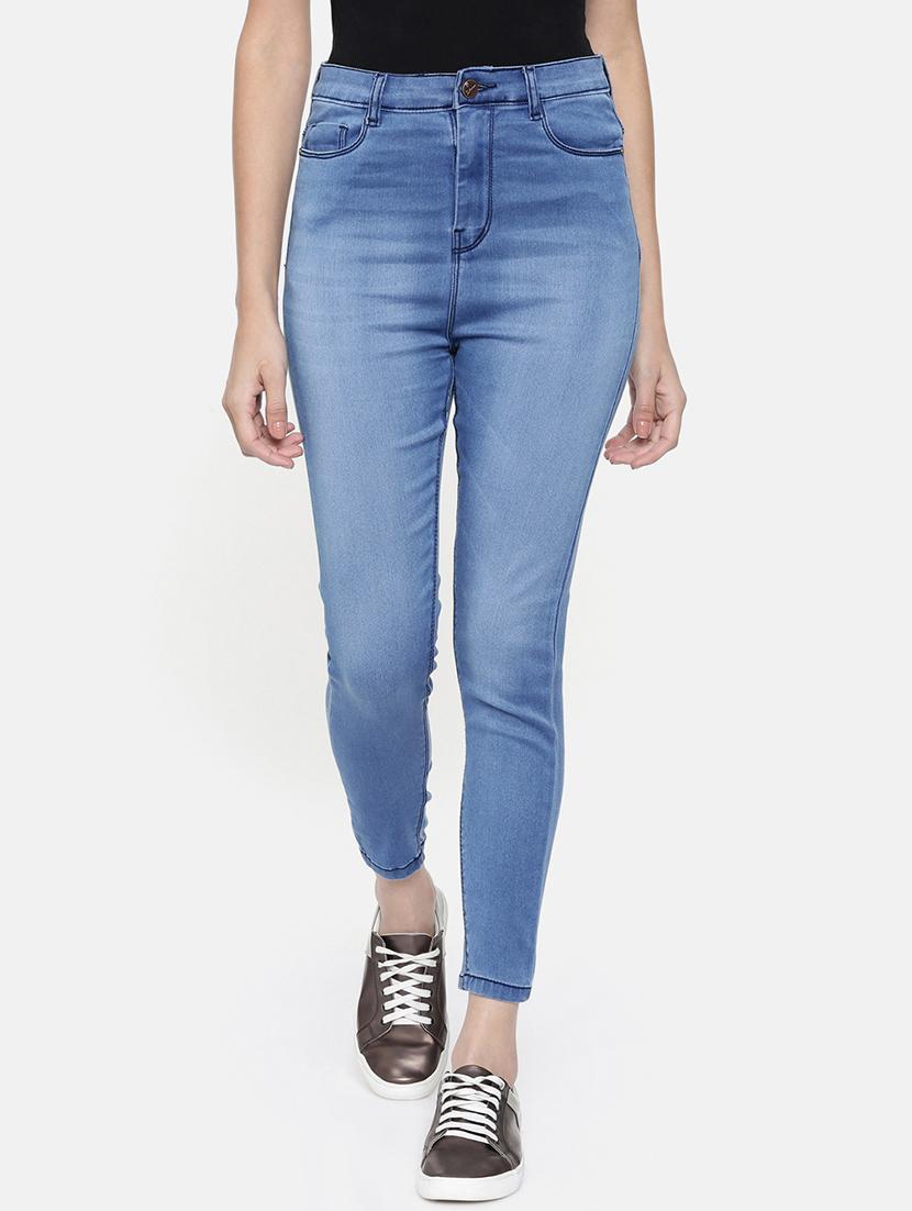 high rise solid pocket detail jean - 16740959 - Zoom Image - 1