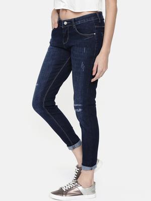 turn up hem distressed jean - 16740960 - Standard Image - 2