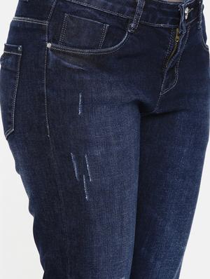 turn up hem distressed jean - 16740960 - Standard Image - 5
