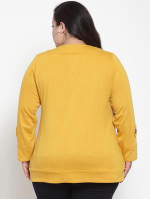 long sleeved pocket detail plus cardigan - 16741110 - Standard Image - 3