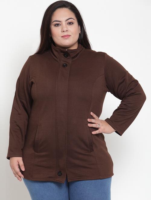 long sleeved pocket detail plus jacket - 16741112 - Standard Image - 1