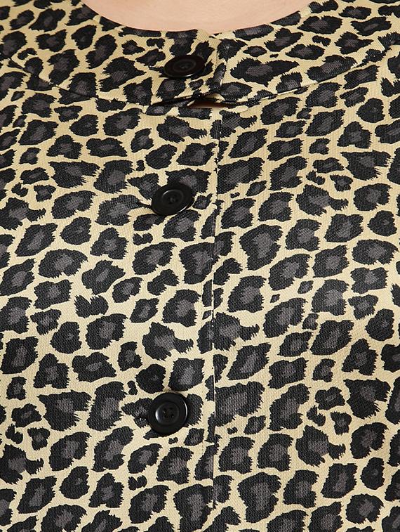 long sleeved animal print plus cardigan - 16741115 - Zoom Image - 5