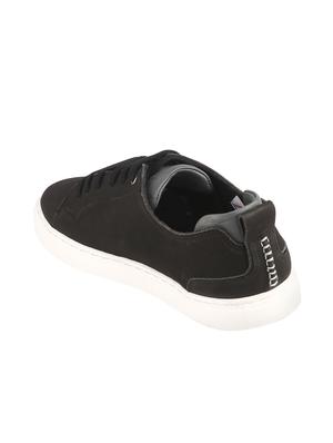 black leather lace up sneakers - 16741361 - Standard Image - 3
