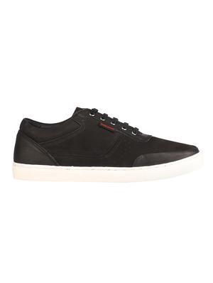 black leather lace up sneakers - 16741363 - Standard Image - 2