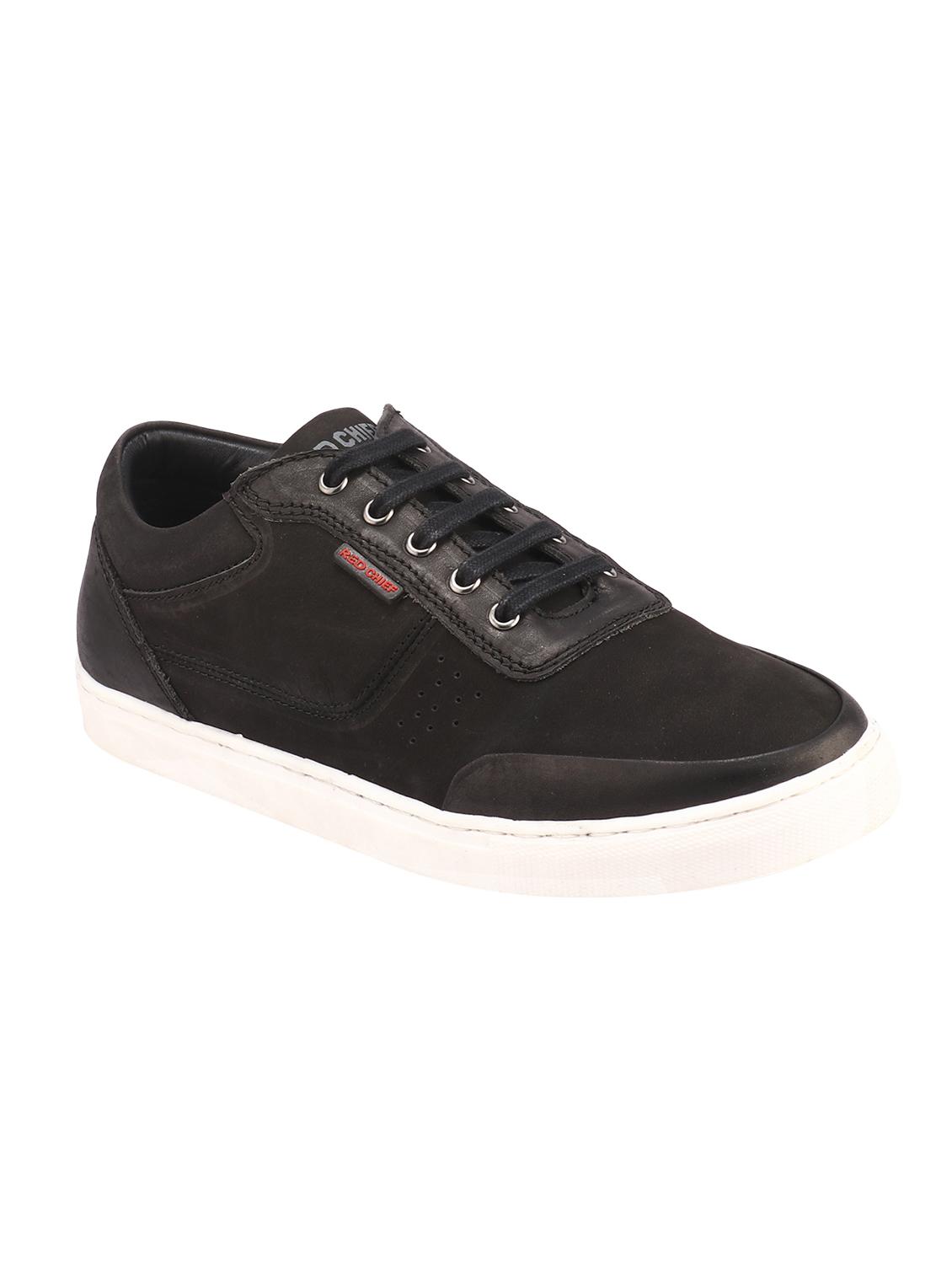 black leather lace up sneakers - 16741363 - Zoom Image - 1