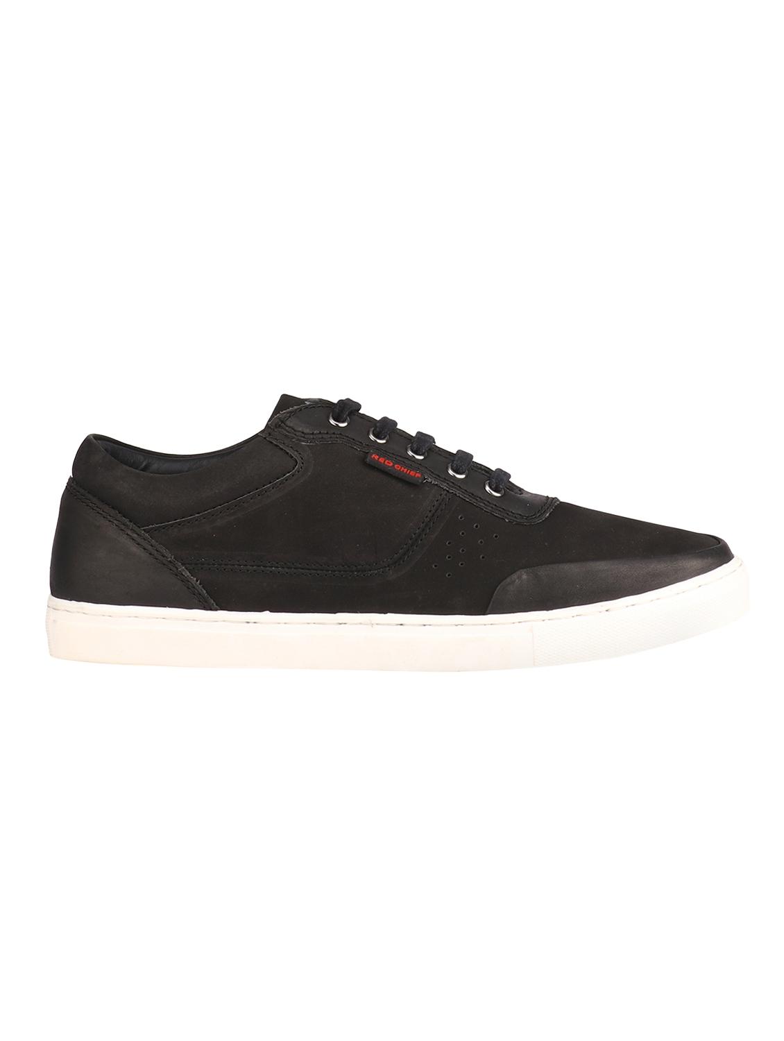 black leather lace up sneakers - 16741363 - Zoom Image - 2
