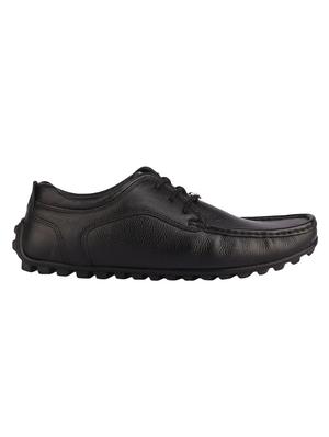 black leather lace-up derbys - 16741365 - Standard Image - 2