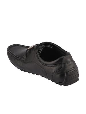 black leather lace-up derbys - 16741365 - Standard Image - 3