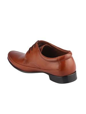 tan leather lace-up derbys - 16741368 - Standard Image - 3
