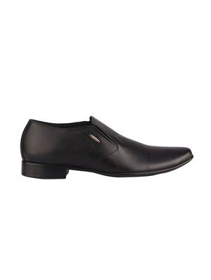 black leather slip ons - 16741370 - Standard Image - 2