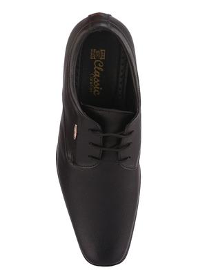 black leather lace-up derbys - 16741374 - Standard Image - 4