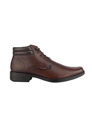 brown leather lace-up derbys - 16741378 - Standard Image - 2