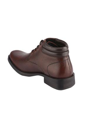 brown leather lace-up derbys - 16741378 - Standard Image - 3
