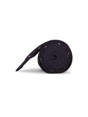 navy micro polyester tie - 16741547 - Standard Image - 2