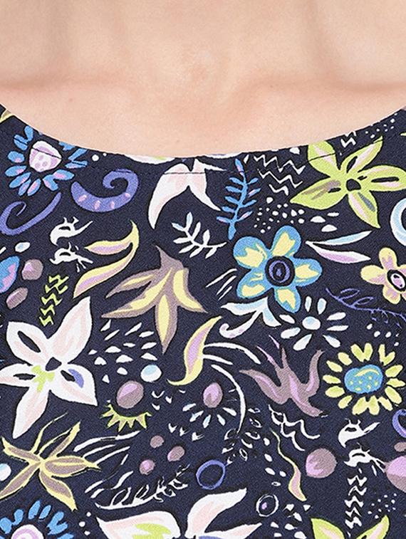 bell sleeved floral top - 16741947 - Zoom Image - 5