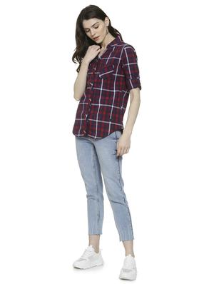 roll up sleeved checkered shirt - 16741967 - Standard Image - 4