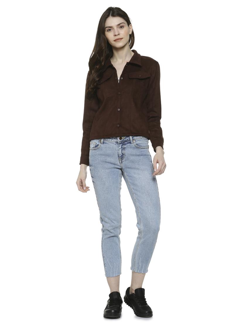long sleeved pocket flap jacket - 16741970 - Zoom Image - 4
